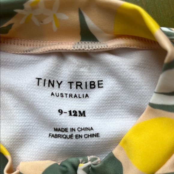 Lemon Print Kids Rashguard Set - Picture 2 of 2